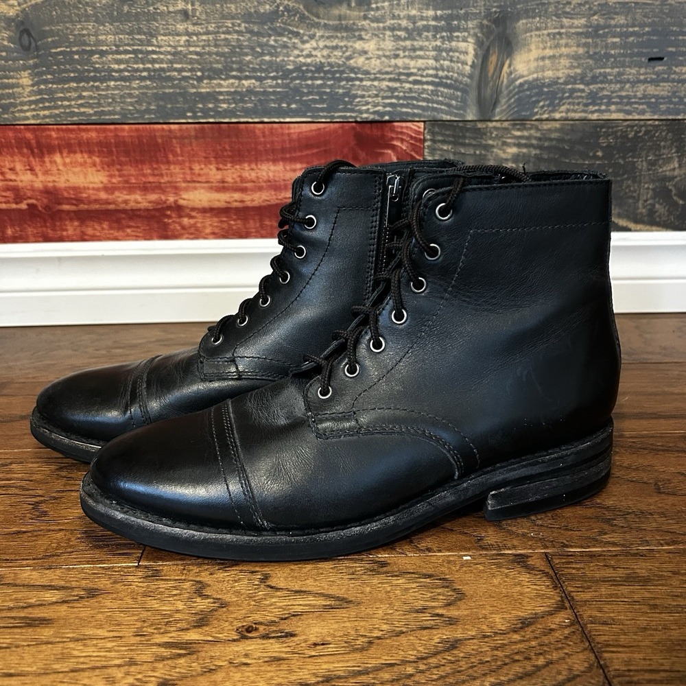 Thursday Combat Boots Men Captain Black Size 9 US
